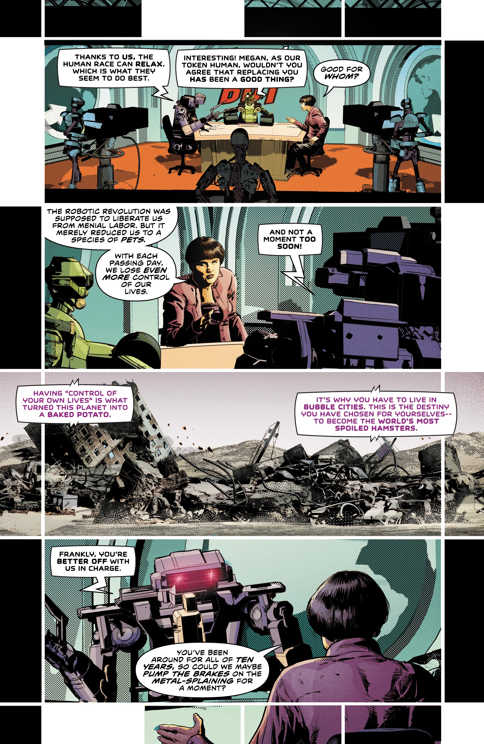 Read online Not All Robots comic -  Issue #1 - 4