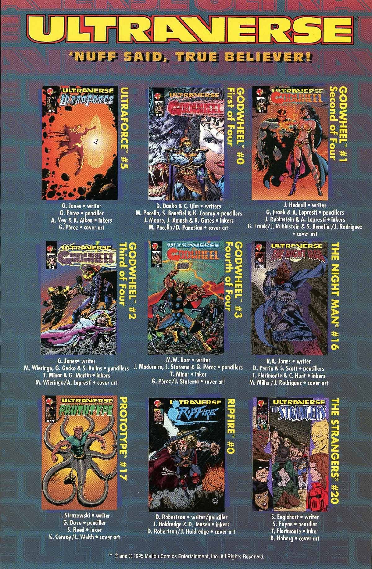 Read online Ultraverse Double Feature comic -  Issue # Full - 31