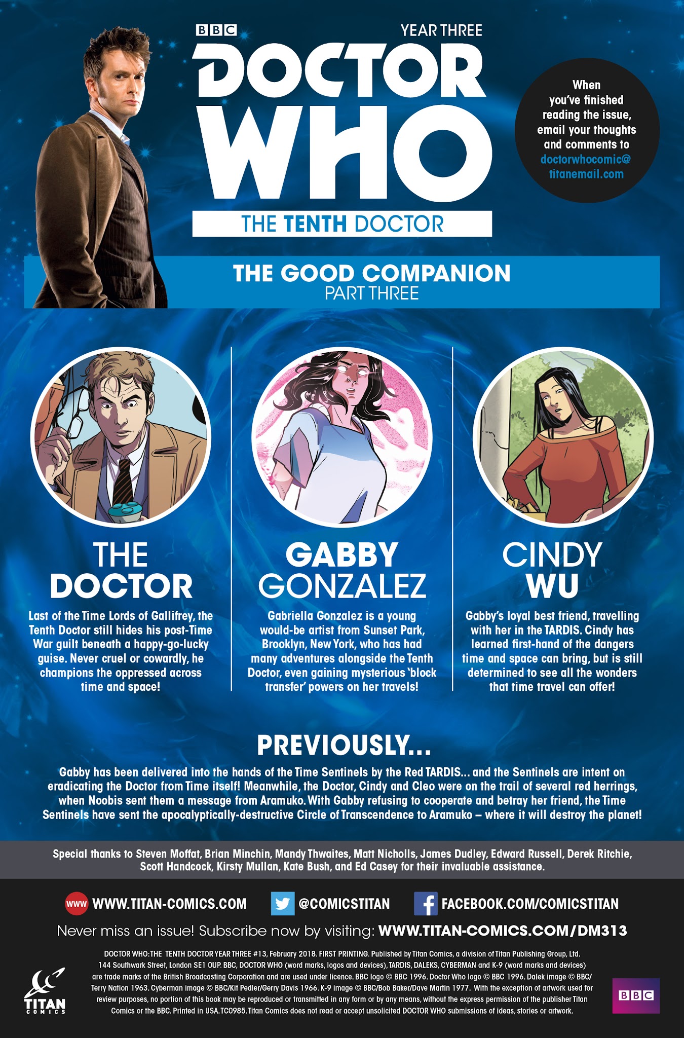 Read online Doctor Who: The Tenth Doctor Year Three comic -  Issue #13 - 3