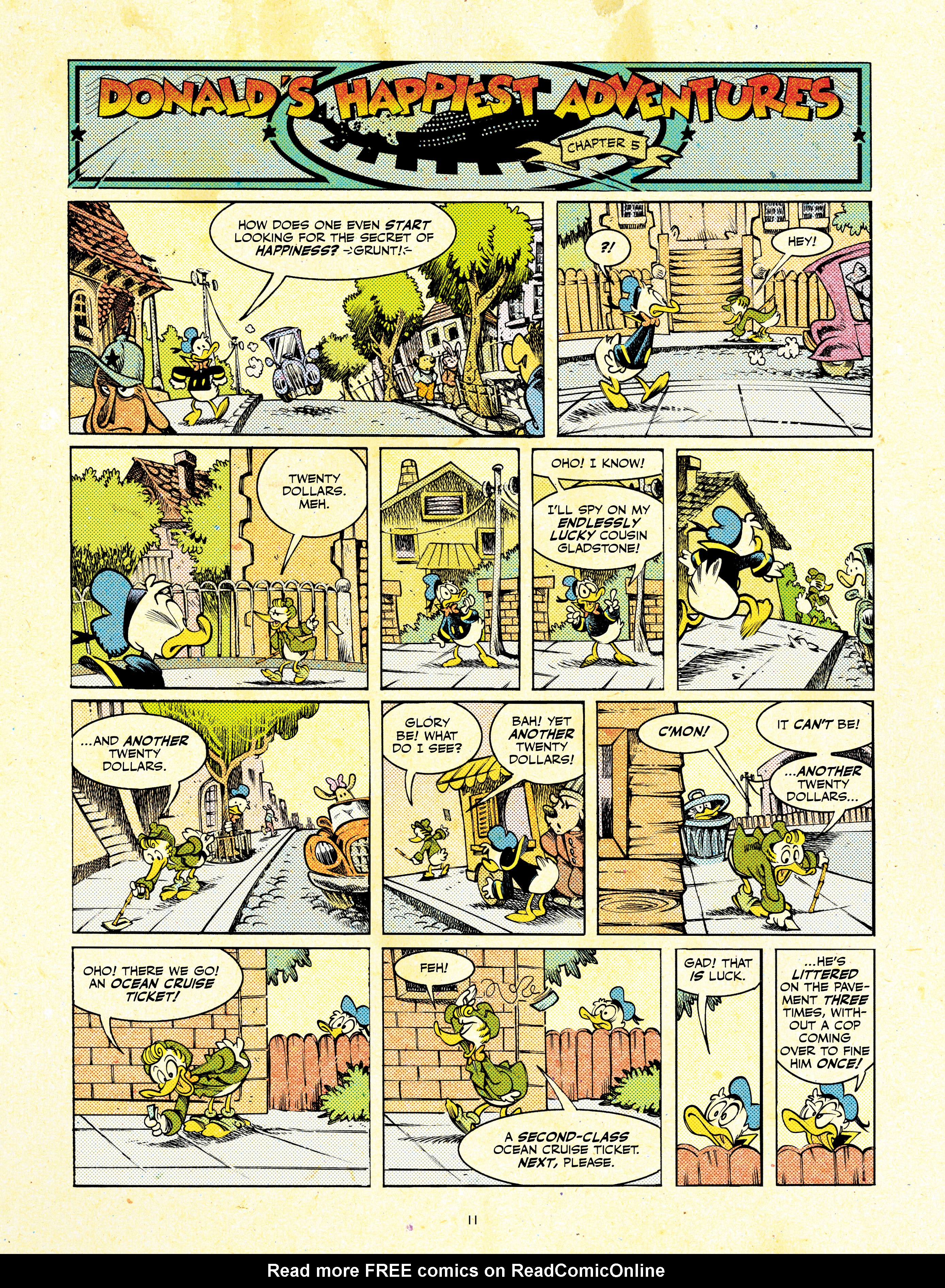 Read online Walt Disney's Donald Duck: Donald's Happiest Adventures comic -  Issue # Full - 11