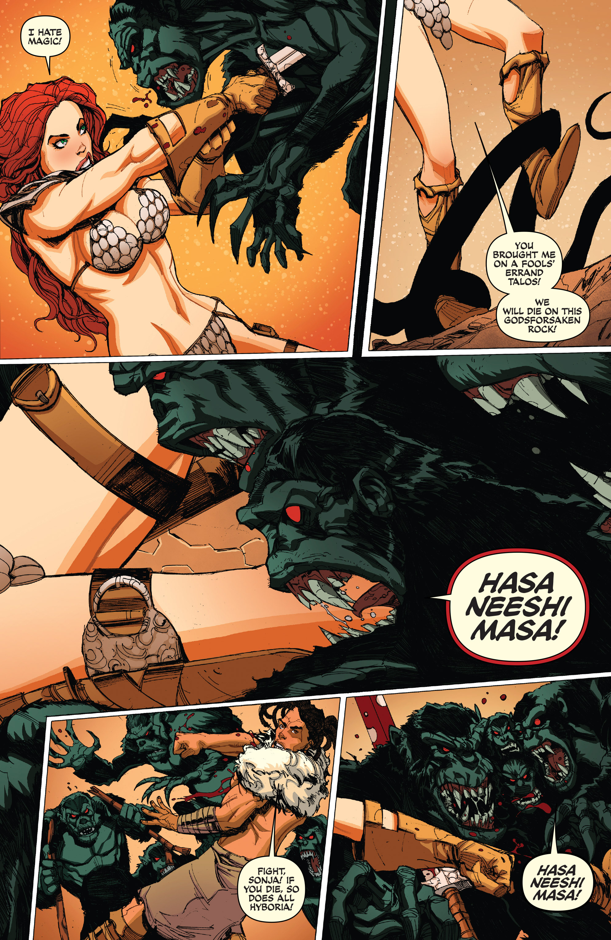 Read online Red Sonja: Atlantis Rises comic -  Issue #3 - 13