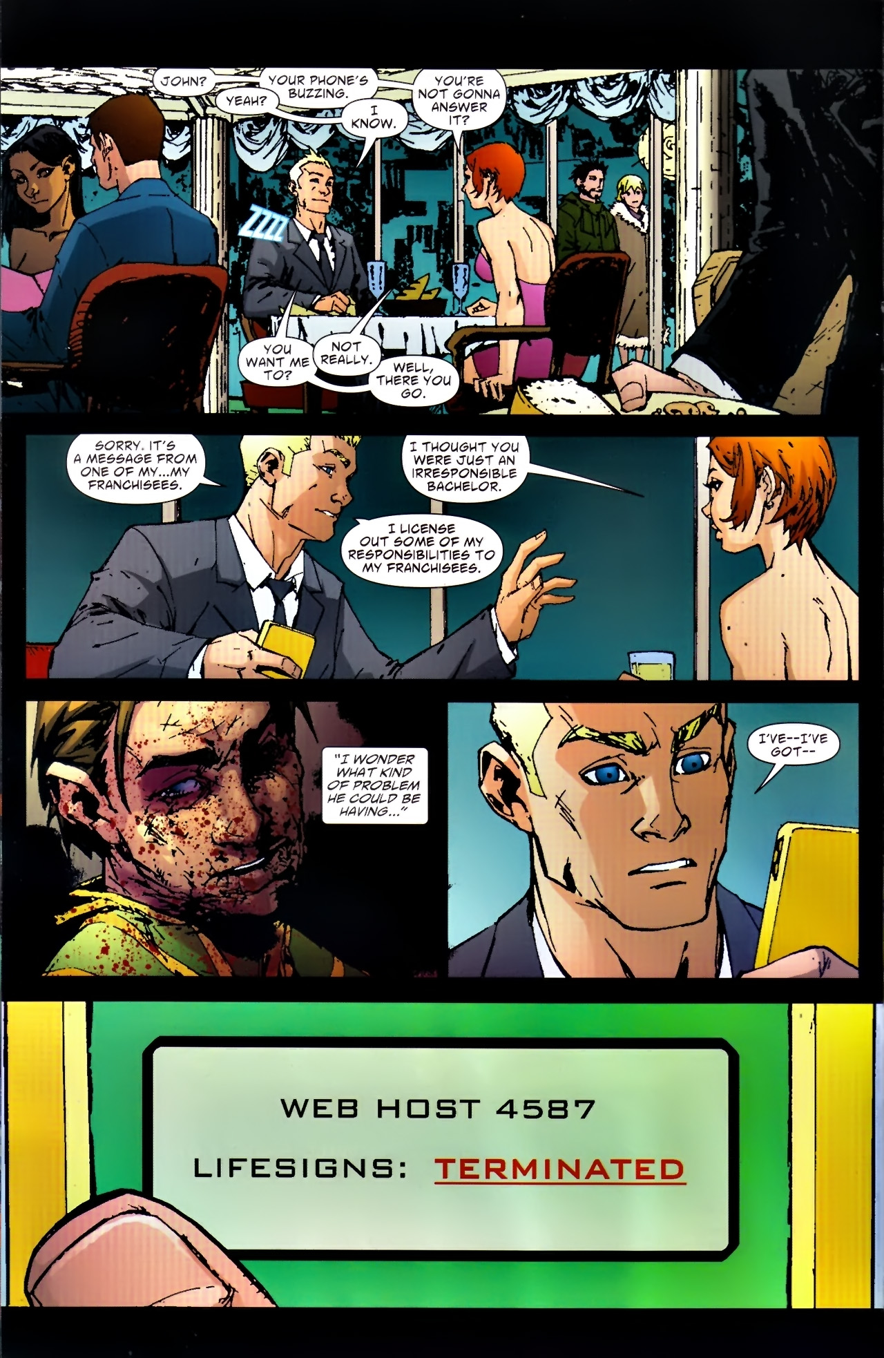 Read online The Web comic -  Issue #5 - 11