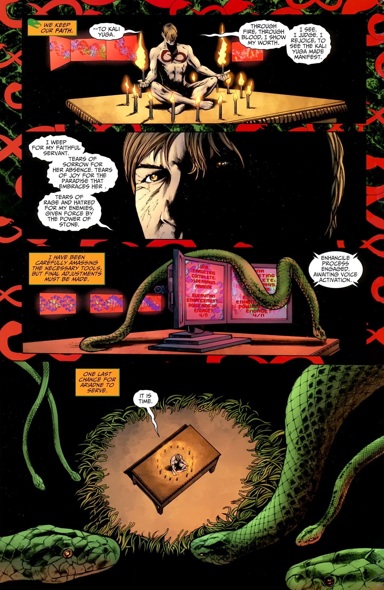 Read online JSA vs. Kobra comic -  Issue #5 - 10