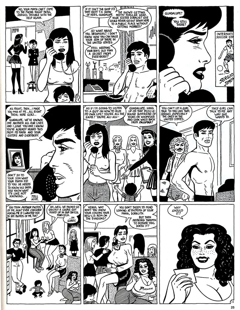 Read online Love and Rockets (1982) comic -  Issue #48 - 27