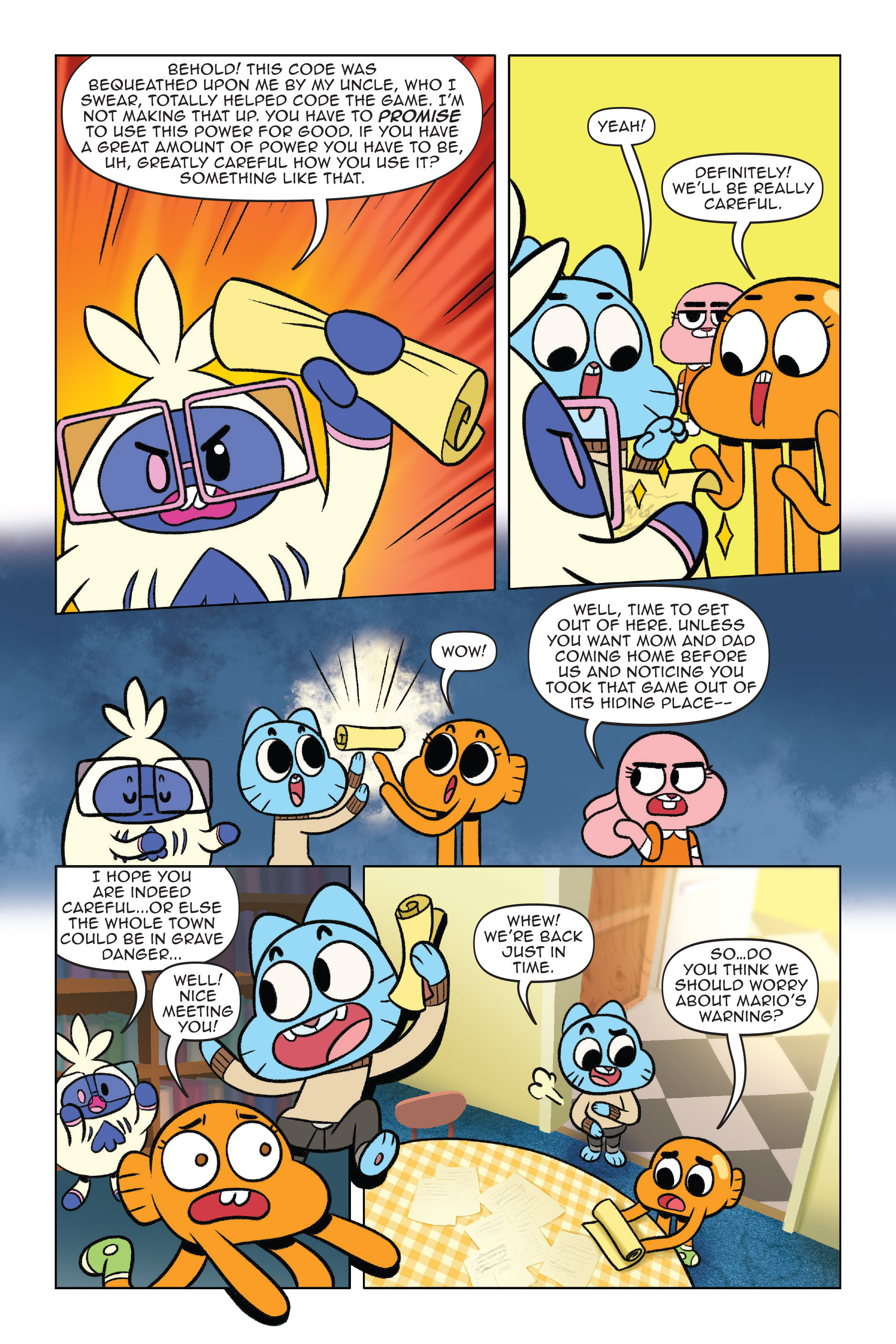 Read online The Amazing World of Gumball: Cheat Code comic -  Issue # Full - 30