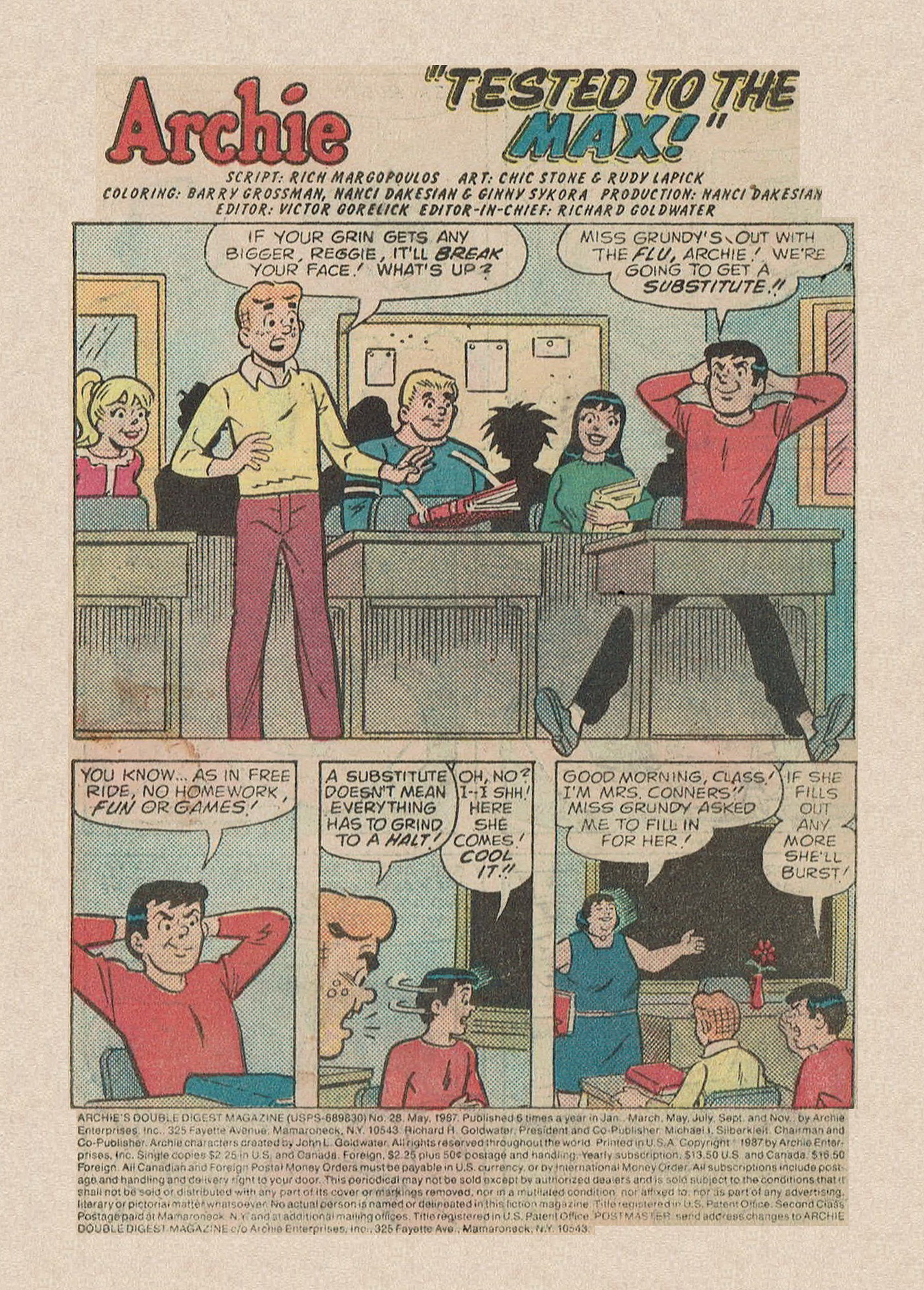 Read online Archie's Double Digest Magazine comic -  Issue #28 - 3