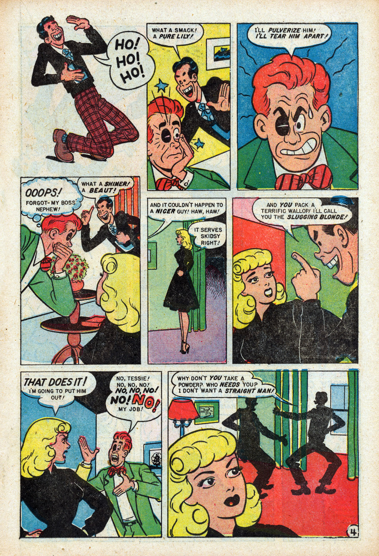 Read online Comedy Comics (1948) comic -  Issue #3 - 16