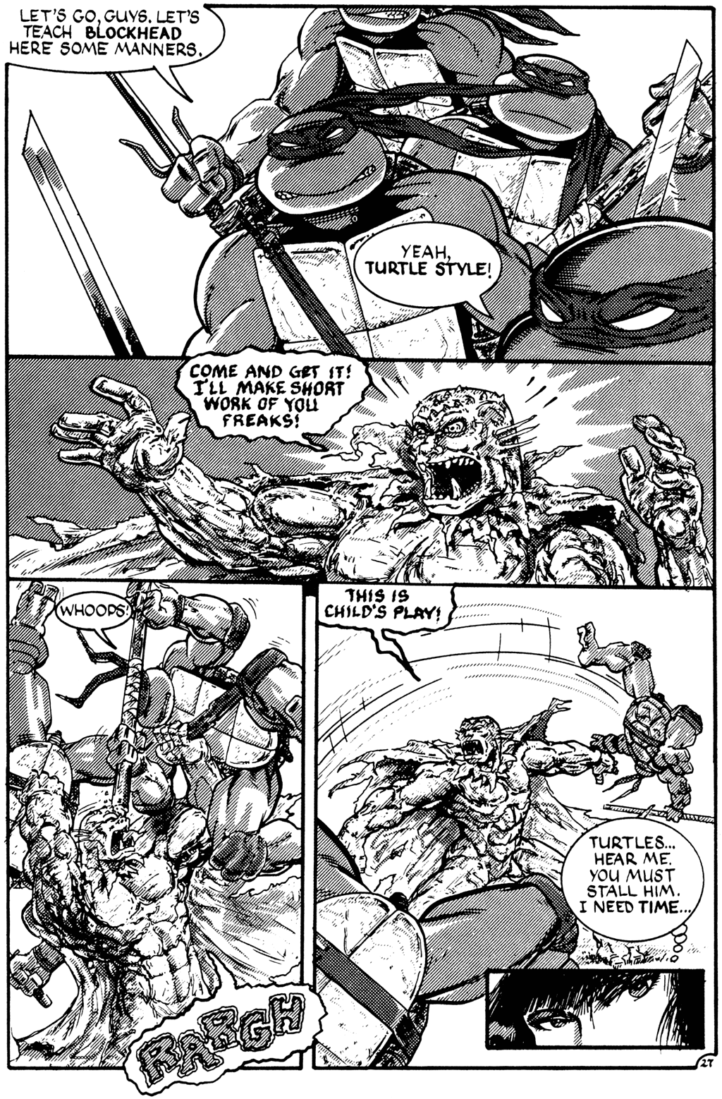 Read online Teenage Mutant Ninja Turtles (1984) comic -  Issue #27 - 27