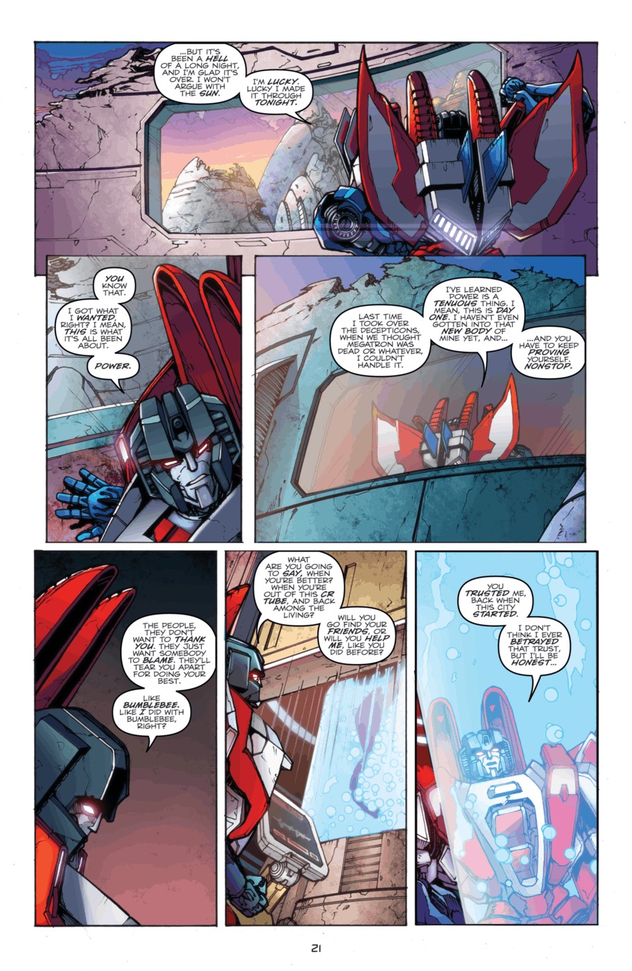 Read online Transformers: Robots In Disguise (2012) comic -  Issue #20 - 24