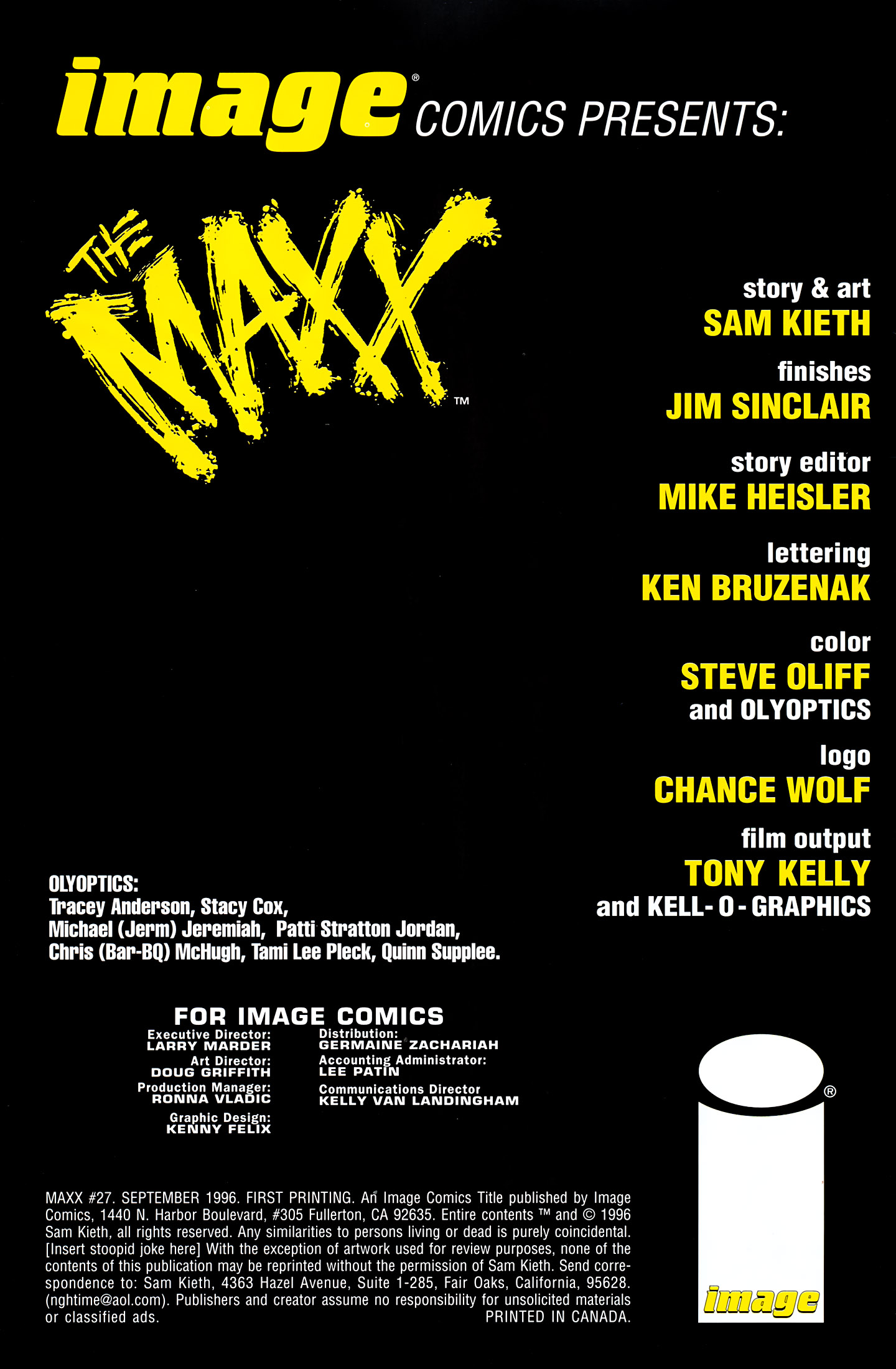 Read online The Maxx (1993) comic -  Issue #27 - 2