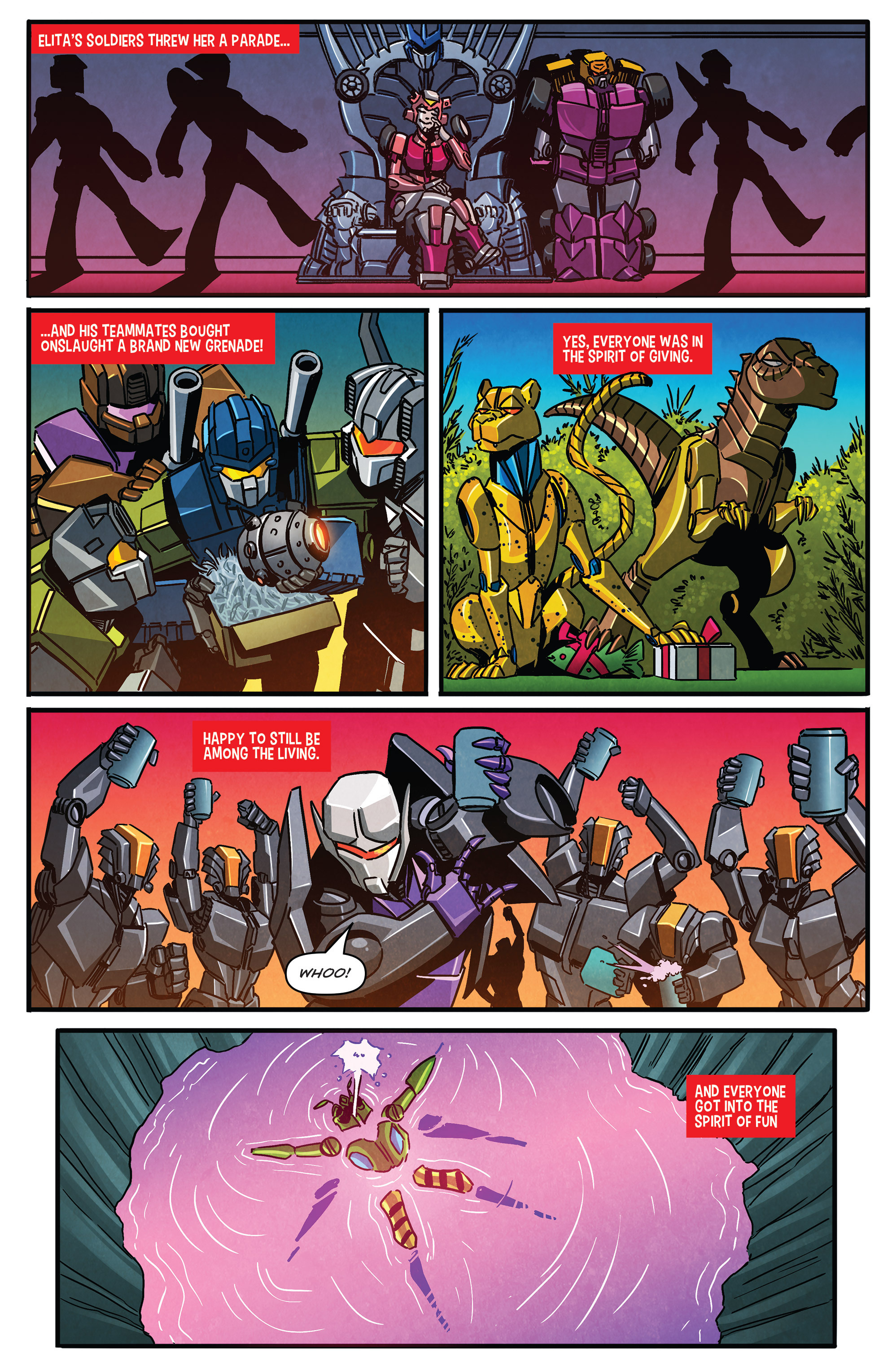 Read online Transformers: Holiday Special comic -  Issue # Full - 9