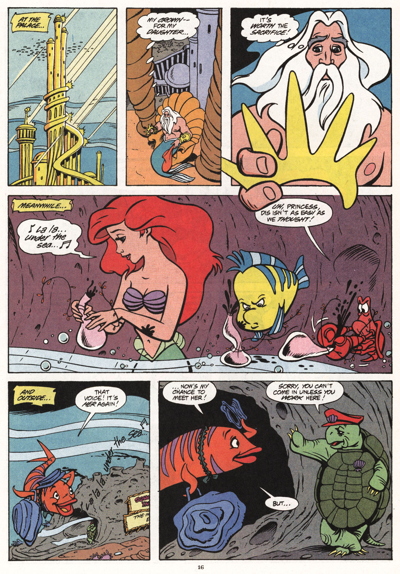 Read online Disney's The Little Mermaid comic -  Issue #1 - 18