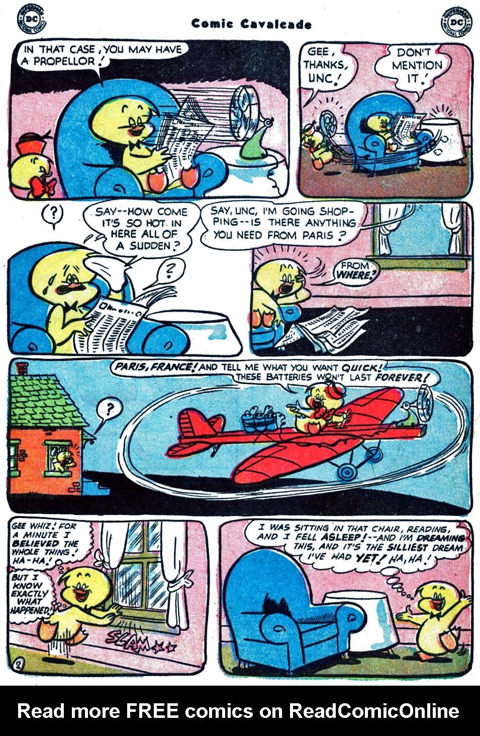 Read online Comic Cavalcade comic -  Issue #62 - 17