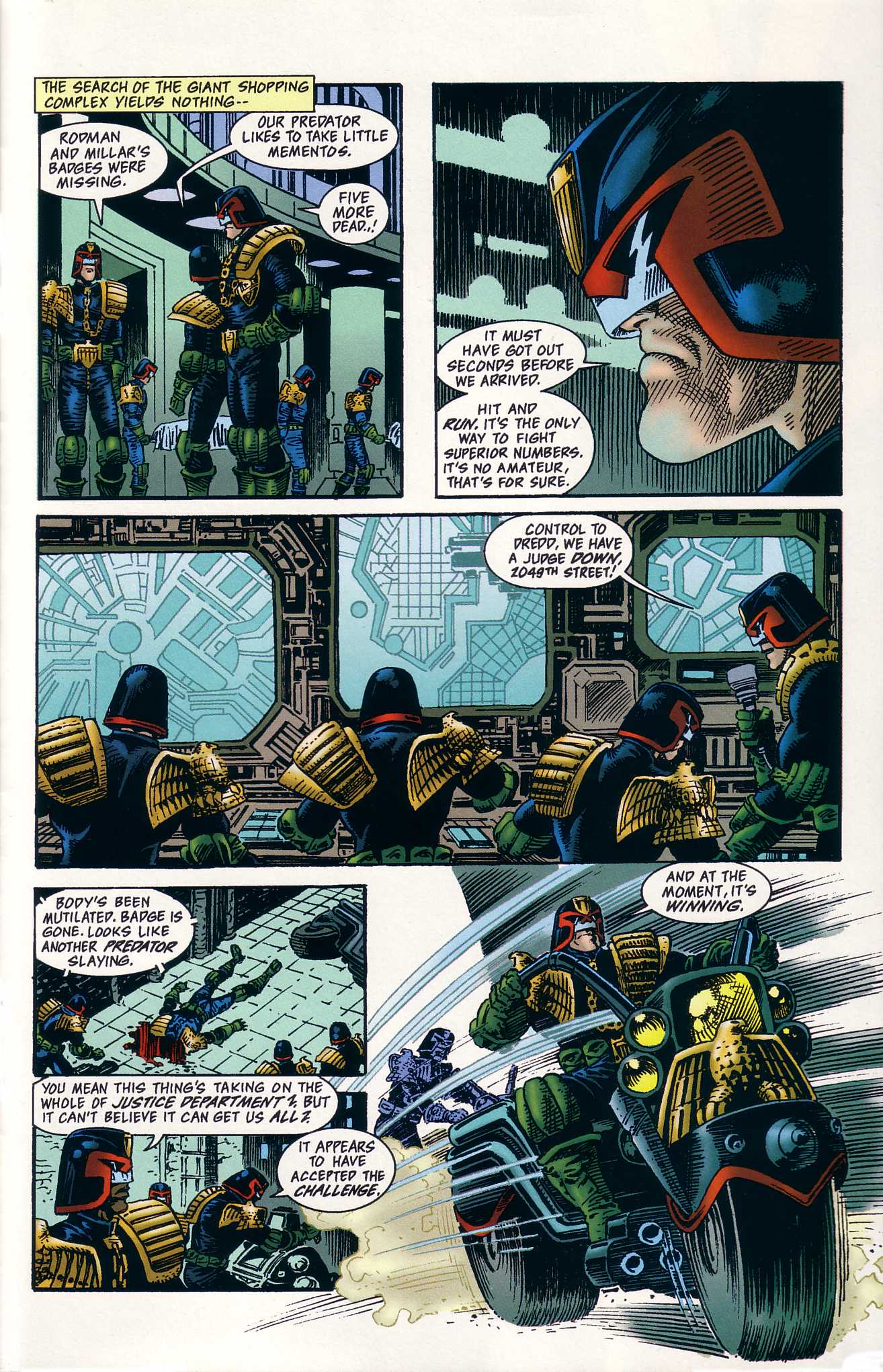 Read online Predator Versus Judge Dredd comic -  Issue #2 - 17