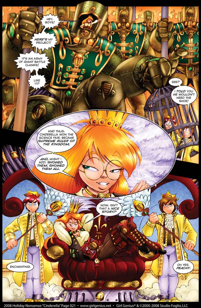 Read online Girl Genius (2002) comic -  Issue #8 - 147
