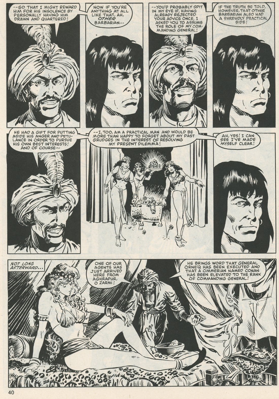 Read online The Savage Sword Of Conan comic -  Issue #112 - 41