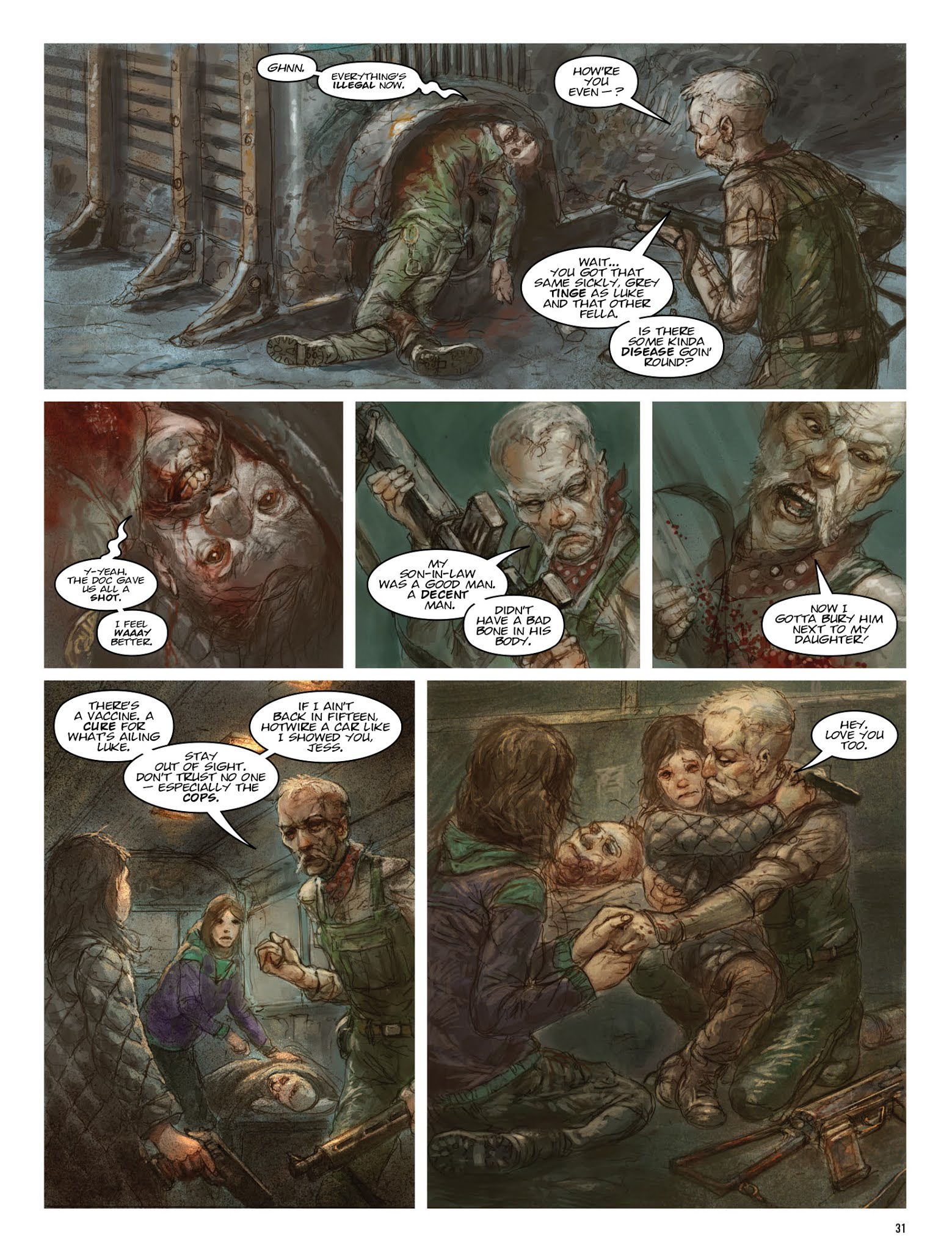 Read online The Dark Judges: The Fall of Deadworld comic -  Issue # TPB - 32
