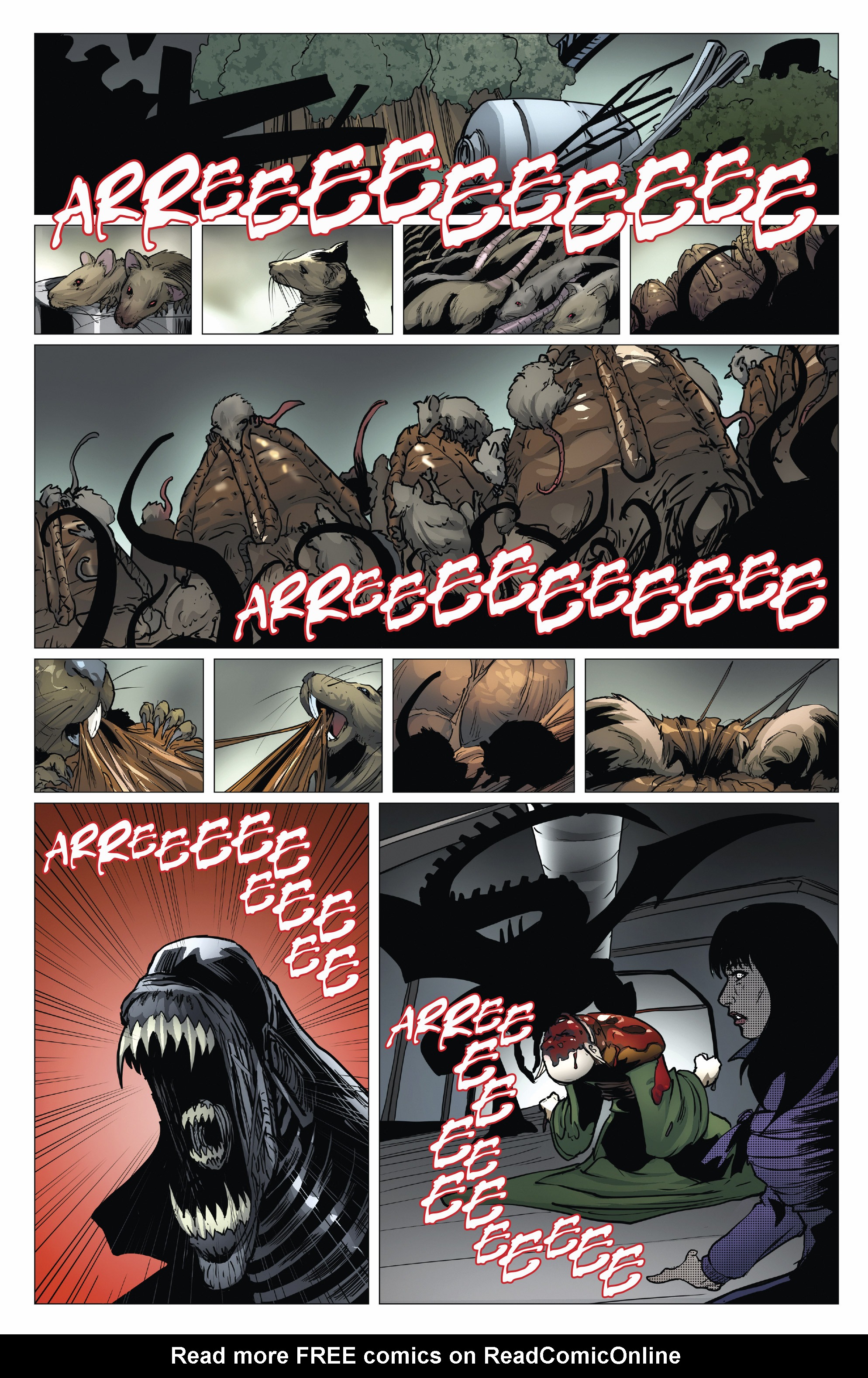 Read online Aliens/Vampirella comic -  Issue #5 - 23