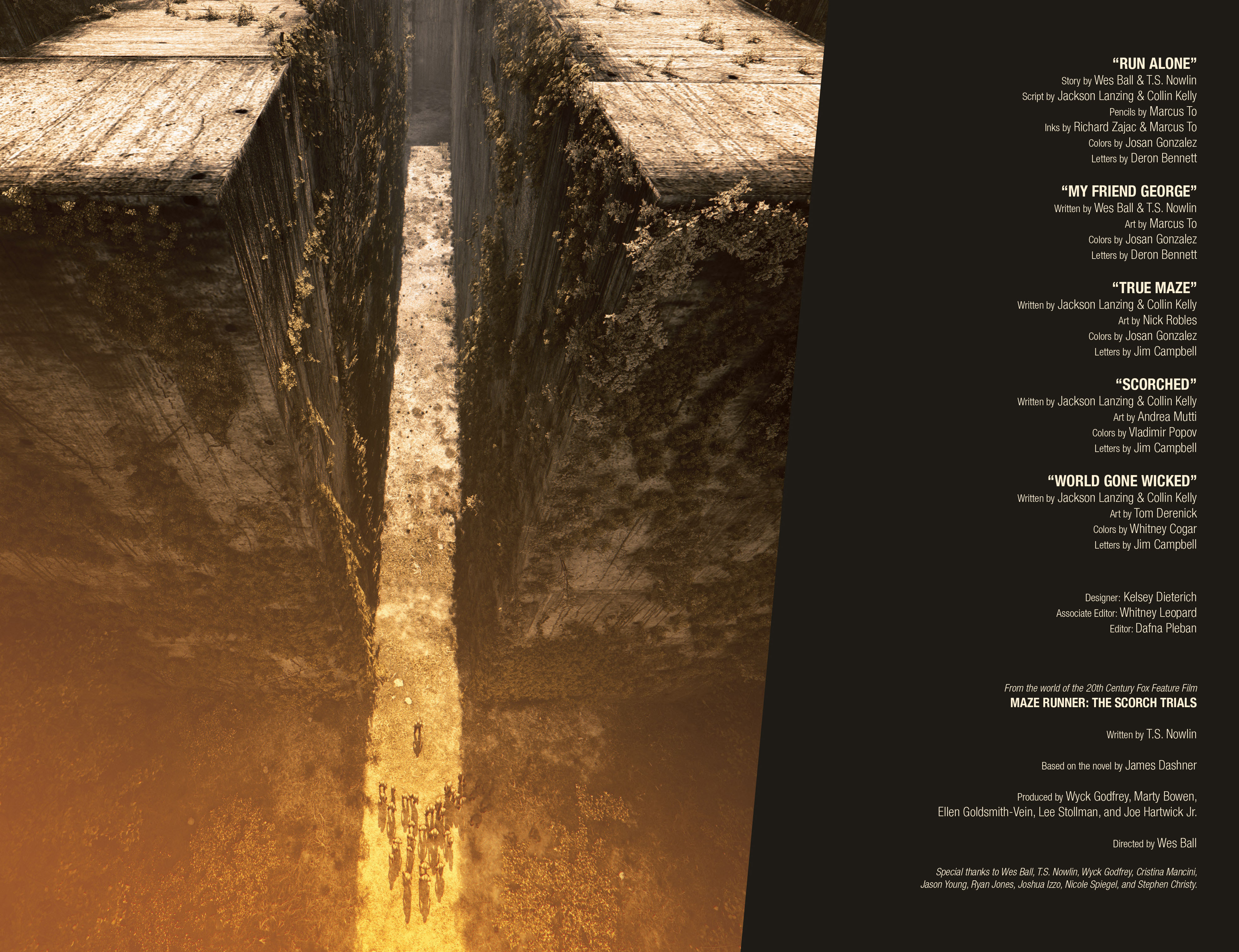 Read online Maze Runner: The Scorch Trials Official Graphic Novel Prelude comic -  Issue # TPB - 5