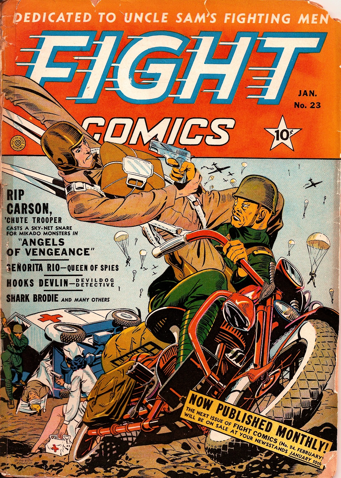 Read online Fight Comics comic -  Issue #23 - 1