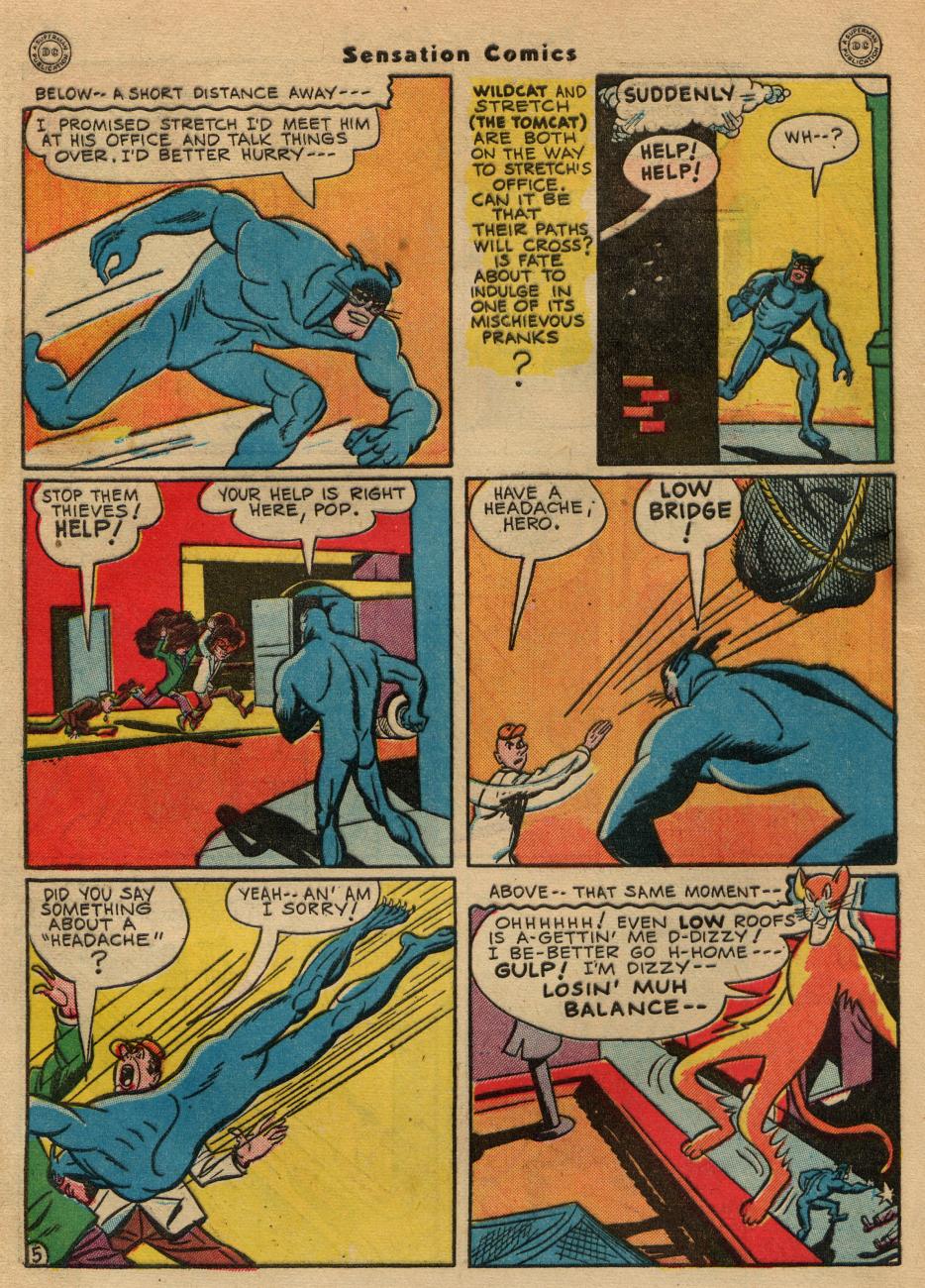 Read online Sensation (Mystery) Comics comic -  Issue #49 - 46