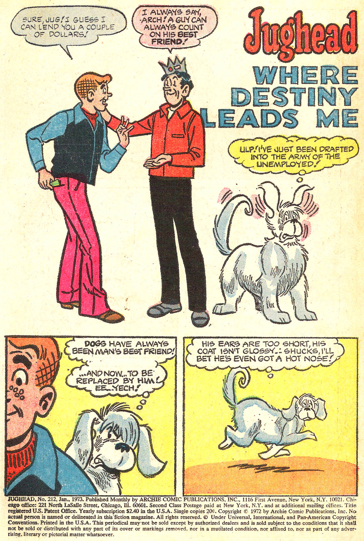 Read online Jughead (1965) comic -  Issue #212 - 3