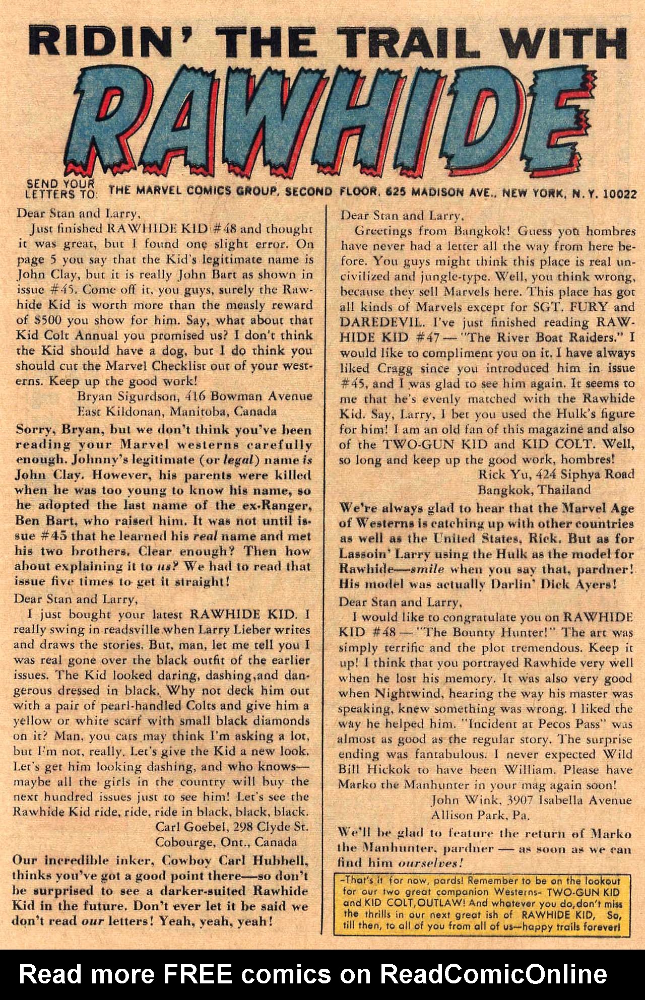 Read online The Rawhide Kid comic -  Issue #50 - 33