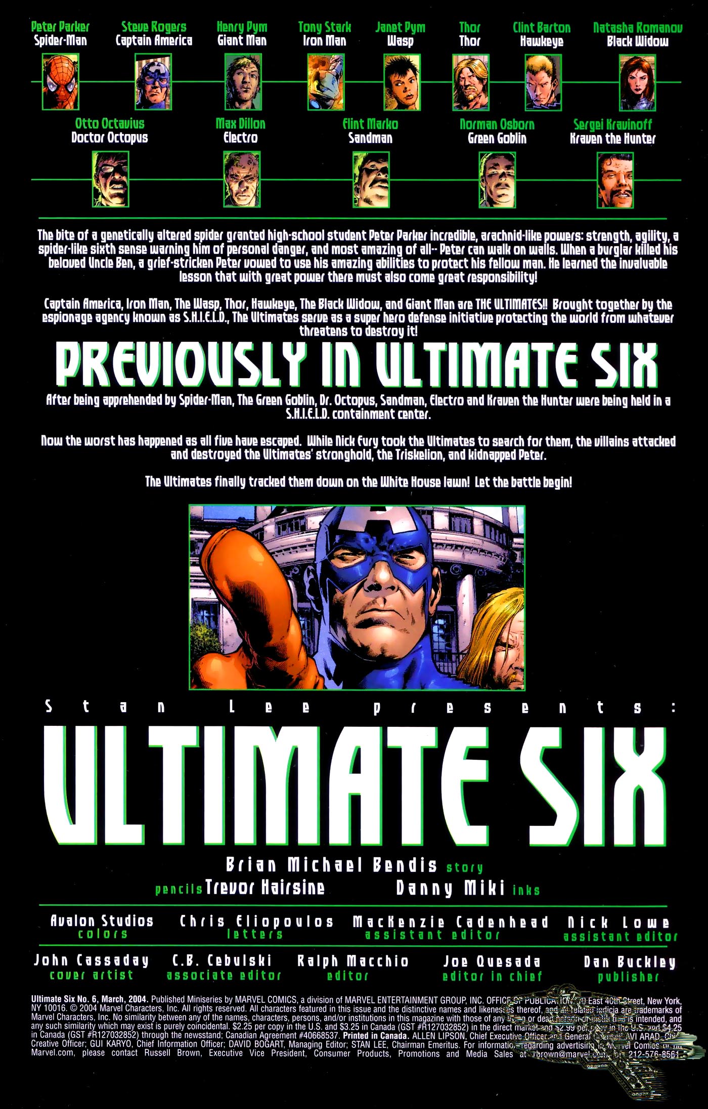 Read online Ultimate Six comic -  Issue #6 - 2