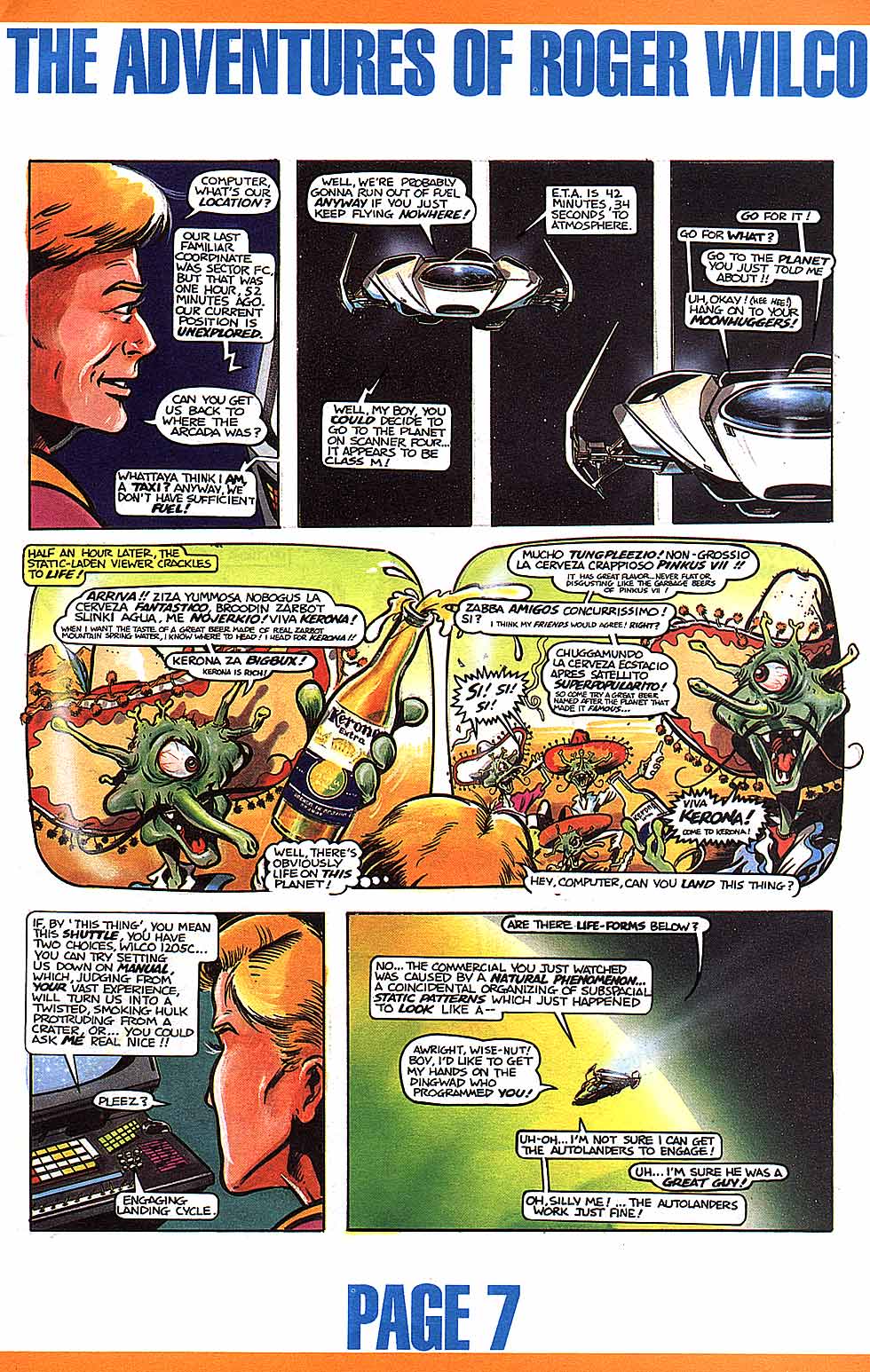 Read online Roger Wilco comic -  Issue #1 - 9