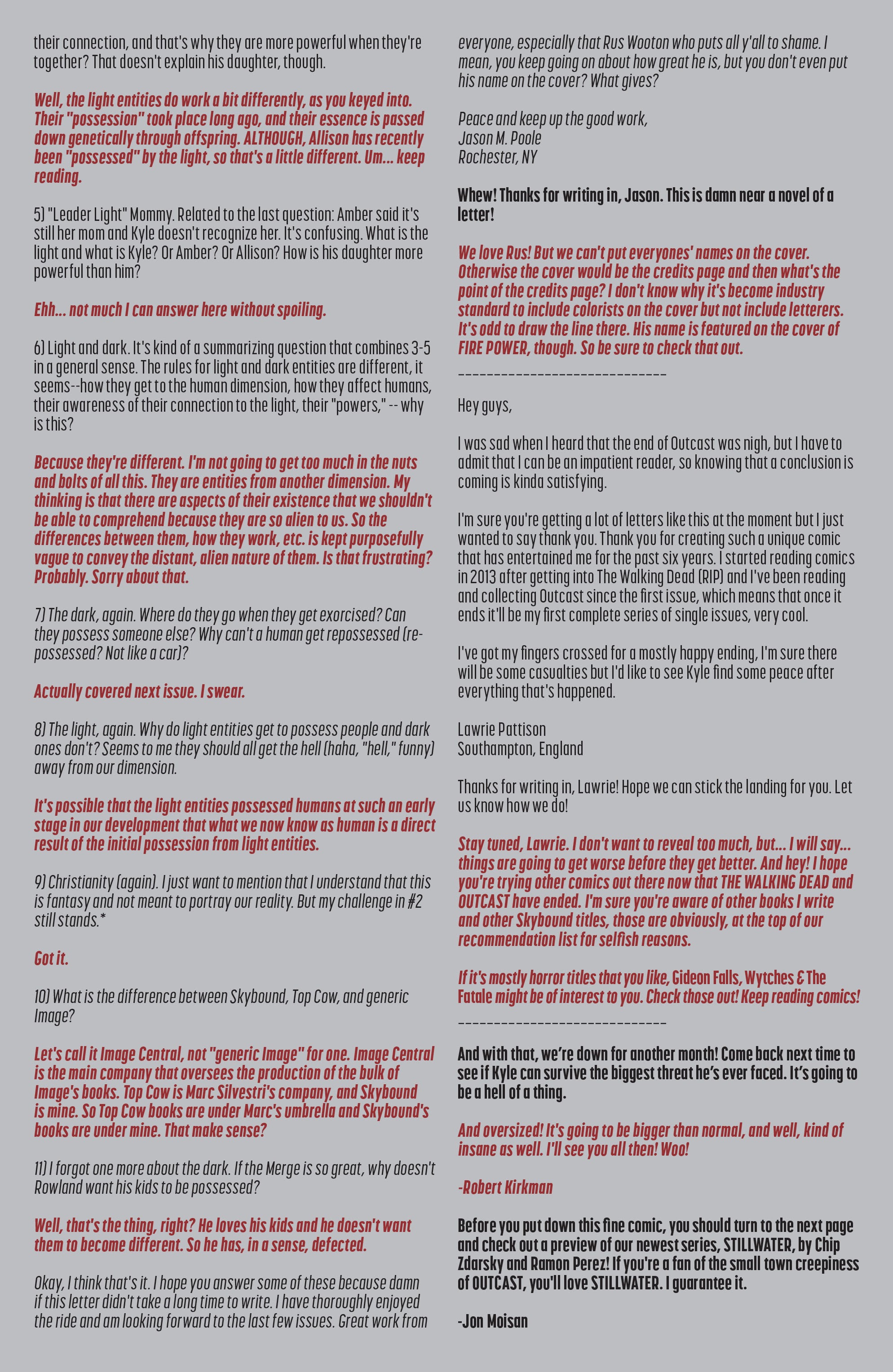 Read online Outcast by Kirkman & Azaceta comic -  Issue #46 - 23