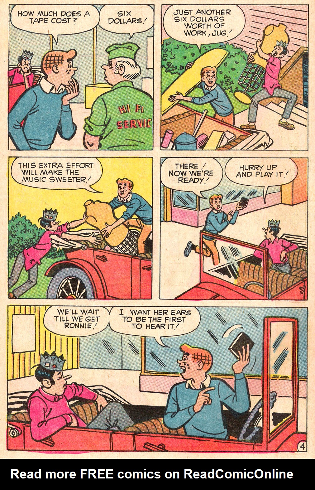 Read online Archie's TV Laugh-Out comic -  Issue #6 - 54