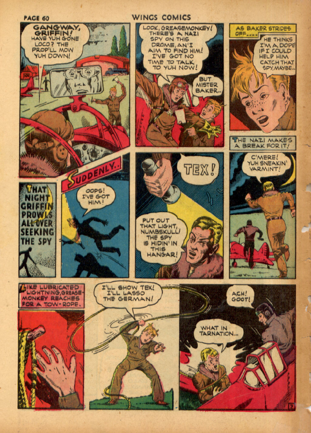 Read online Wings Comics comic -  Issue #16 - 62