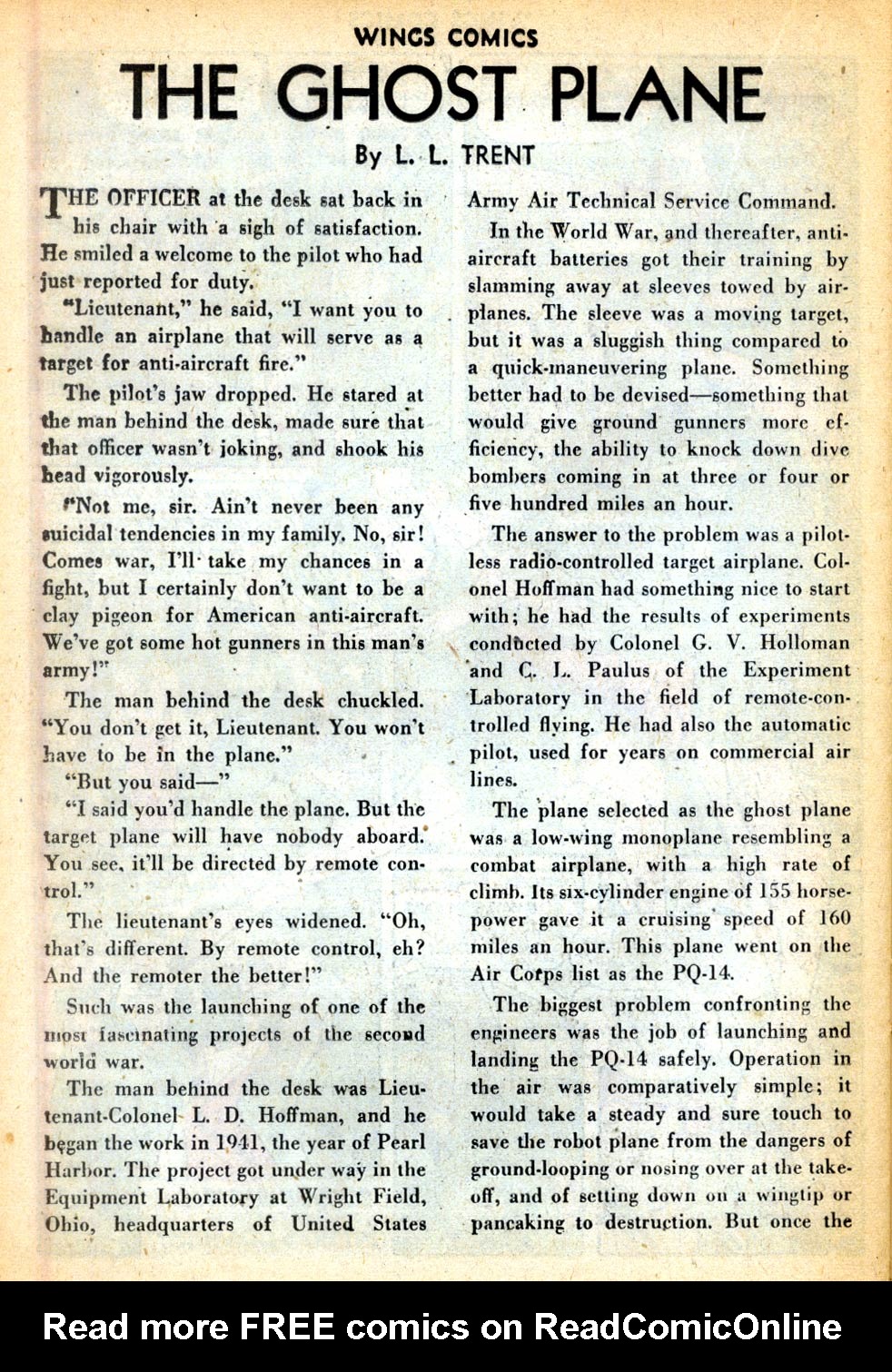 Read online Wings Comics comic -  Issue #67 - 34