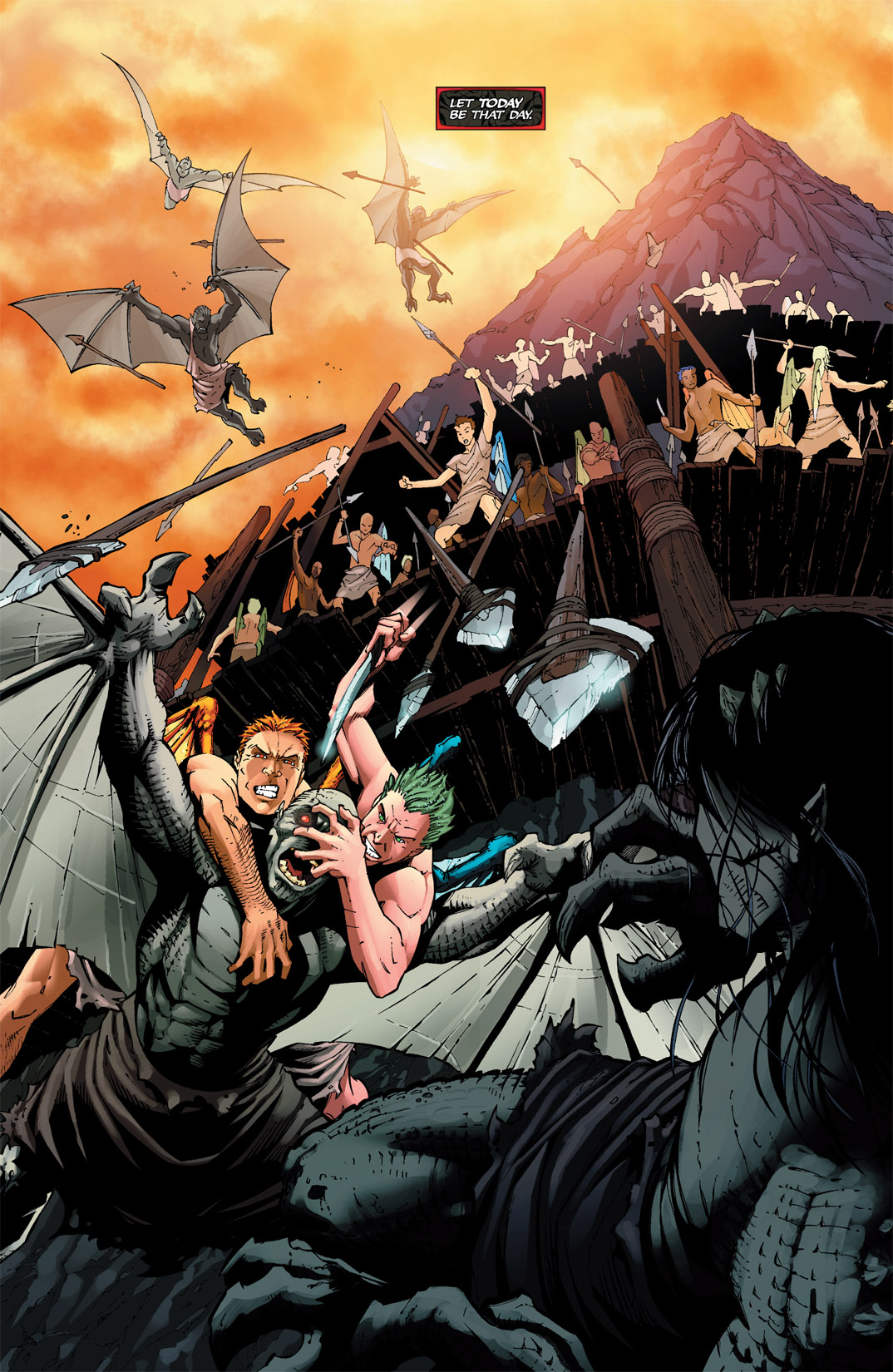 Read online Michael Turner's Soulfire: Chaos Reign comic -  Issue #3 - 4