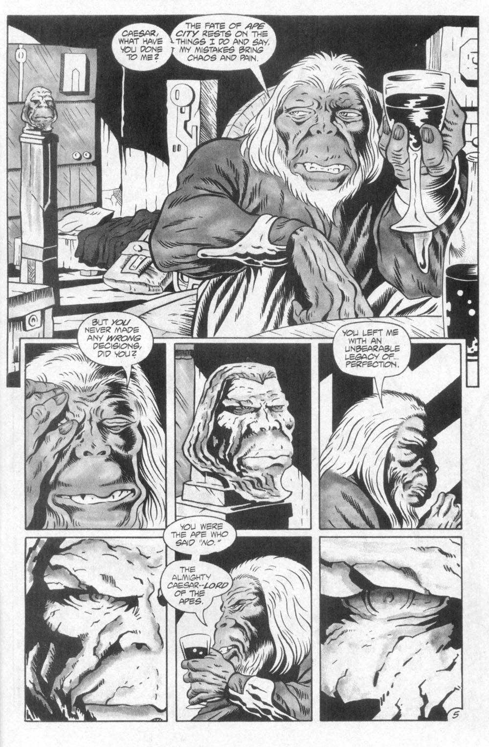 Read online Planet of the Apes (1990) comic -  Issue #1 - 9