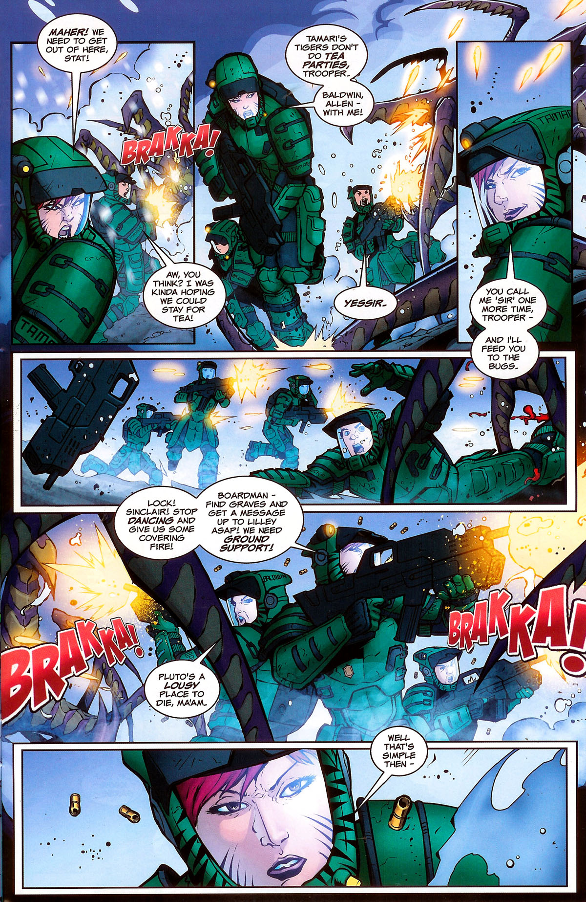 Read online Starship Troopers (2007) comic -  Issue #0 - 5