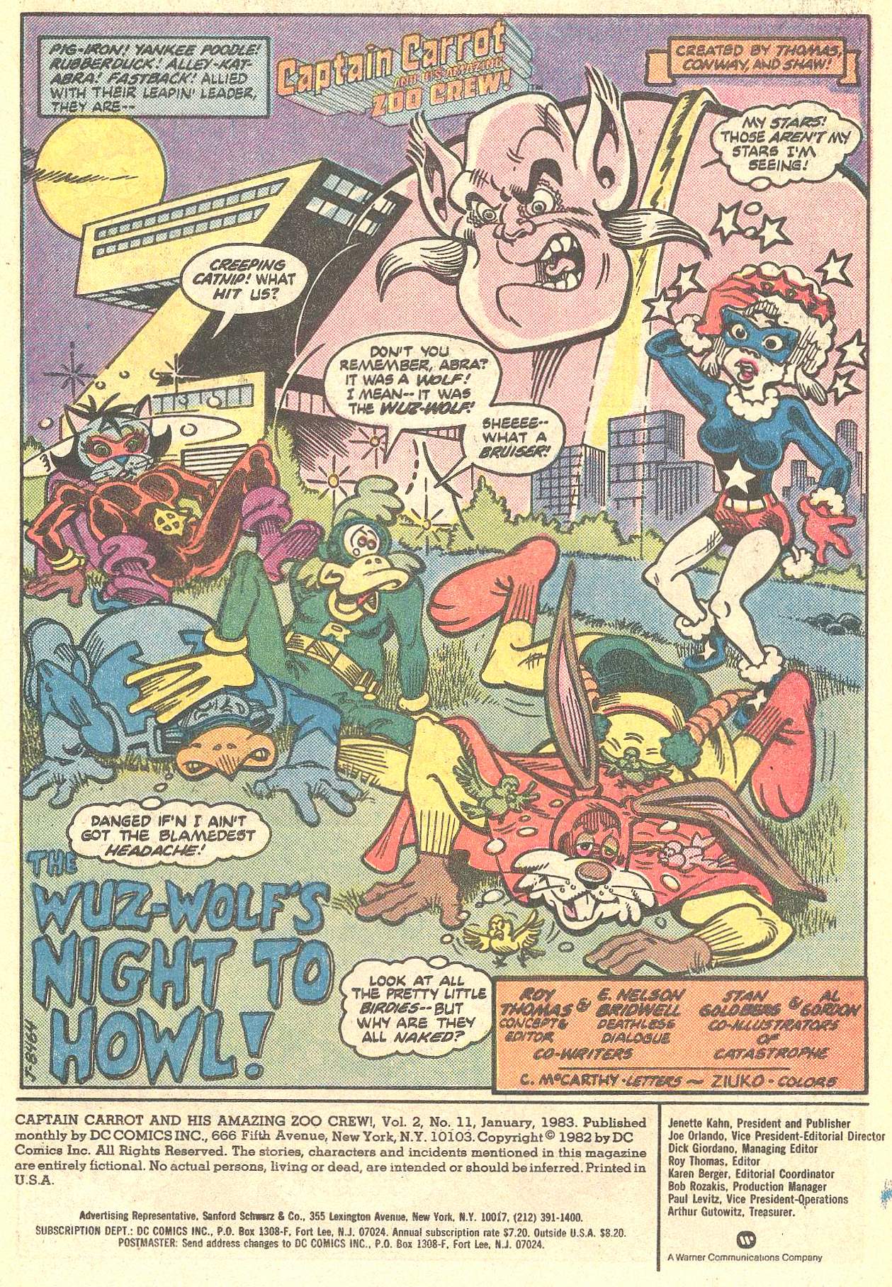 Read online Captain Carrot and His Amazing Zoo Crew! comic -  Issue #11 - 2