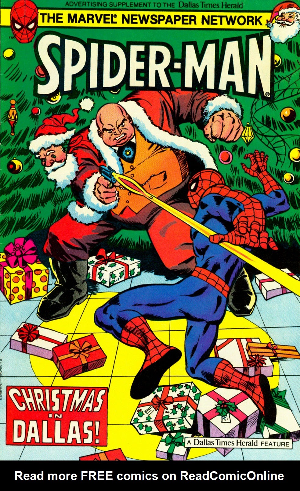 Read online Spider-Man: Christmas in Dallas (Dallas Times Herald Giveaway) comic -  Issue # Full - 1