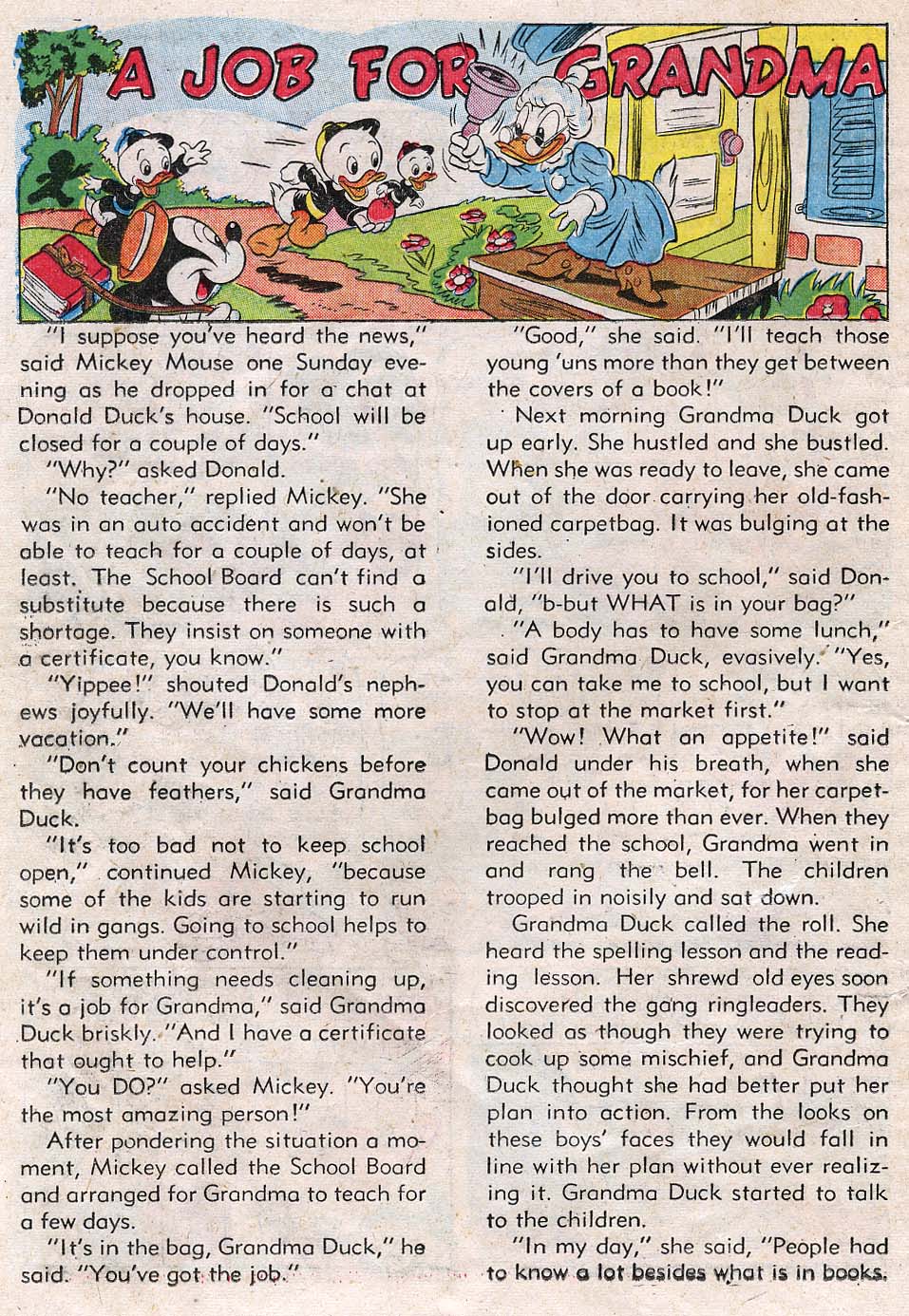 Read online Walt Disney's Comics and Stories comic -  Issue #97 - 34
