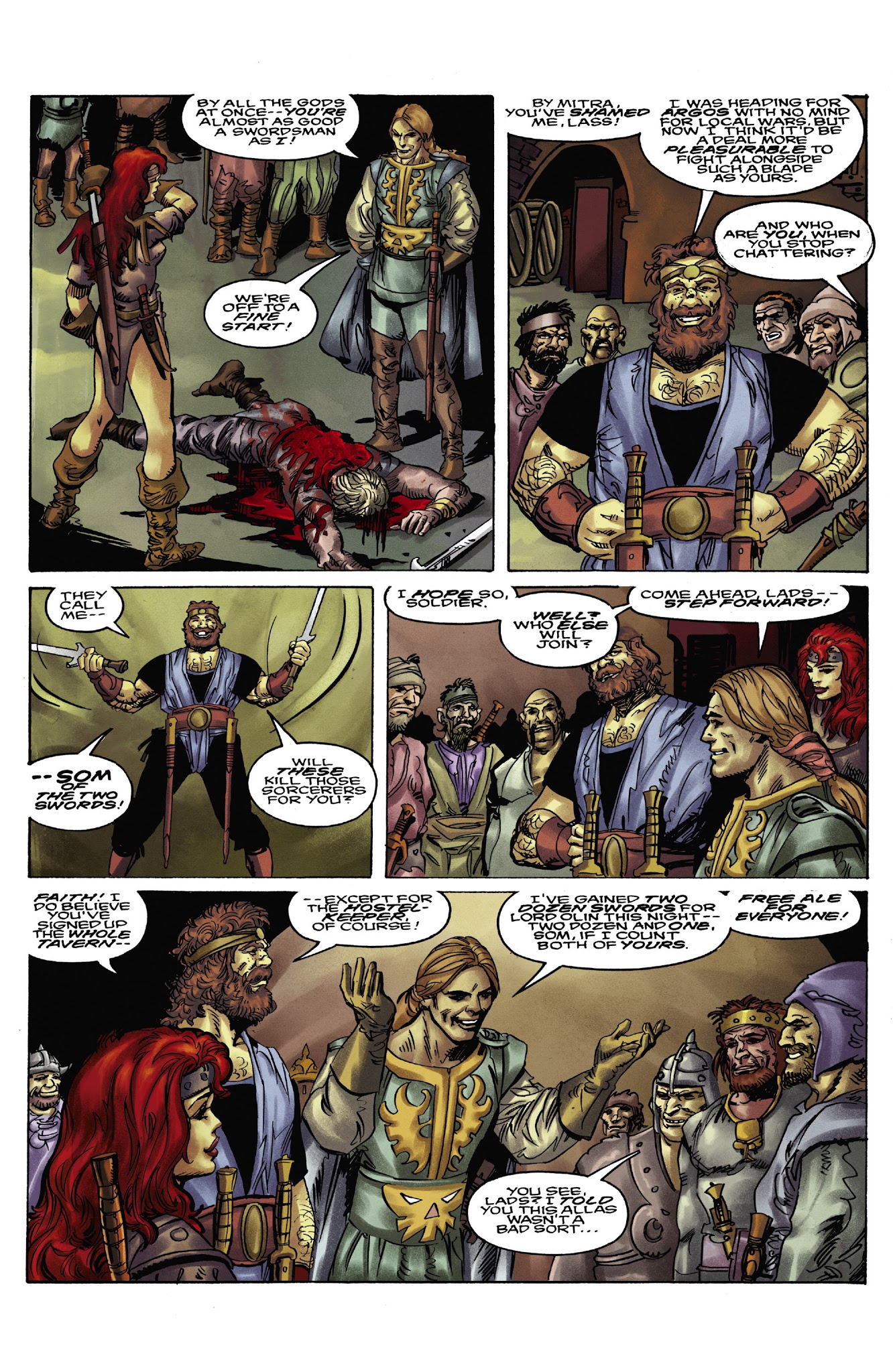 Read online Classic Red Sonja Re-Mastered comic -  Issue #1 - 11