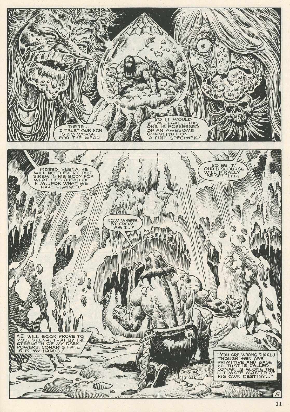 The Savage Sword Of Conan issue 123 - Page 11
