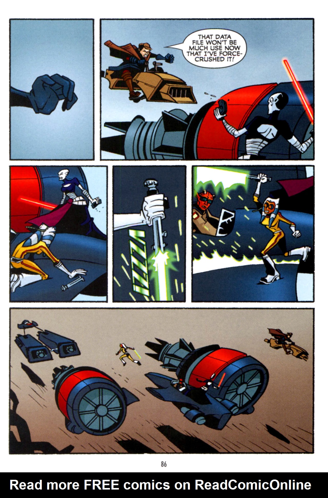 Read online Star Wars: The Clone Wars - Crash Course comic -  Issue # Full - 87