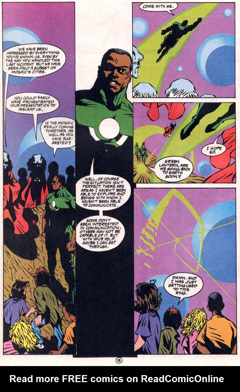 Read online Green Lantern: Mosaic comic -  Issue #10 - 18
