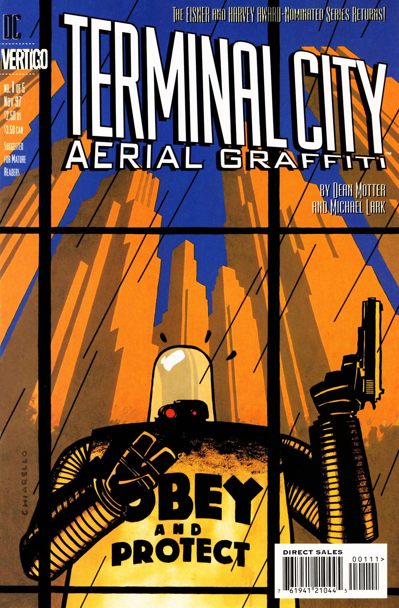 Read online Terminal City: Aerial Graffiti comic -  Issue #1 - 1