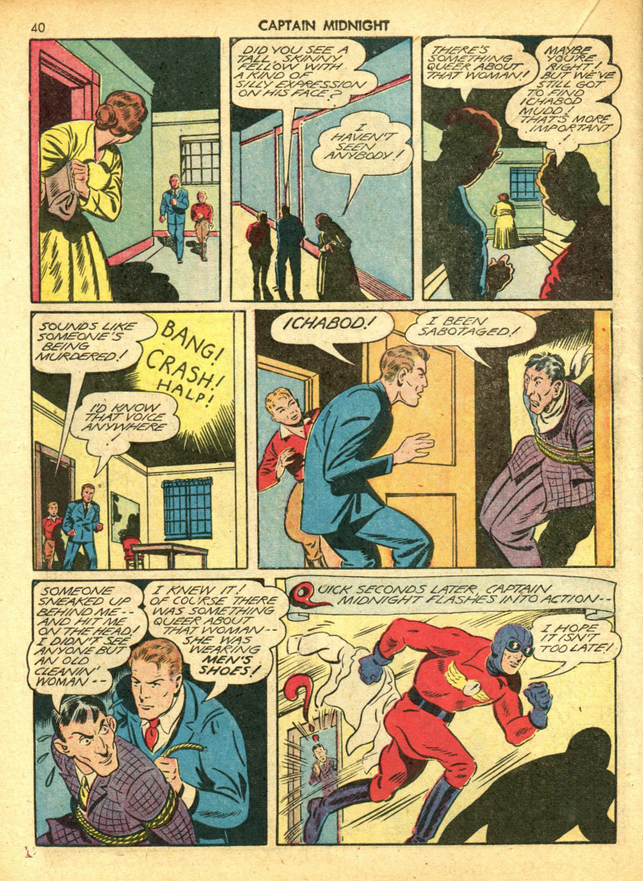 Read online Captain Midnight (1942) comic -  Issue #5 - 40