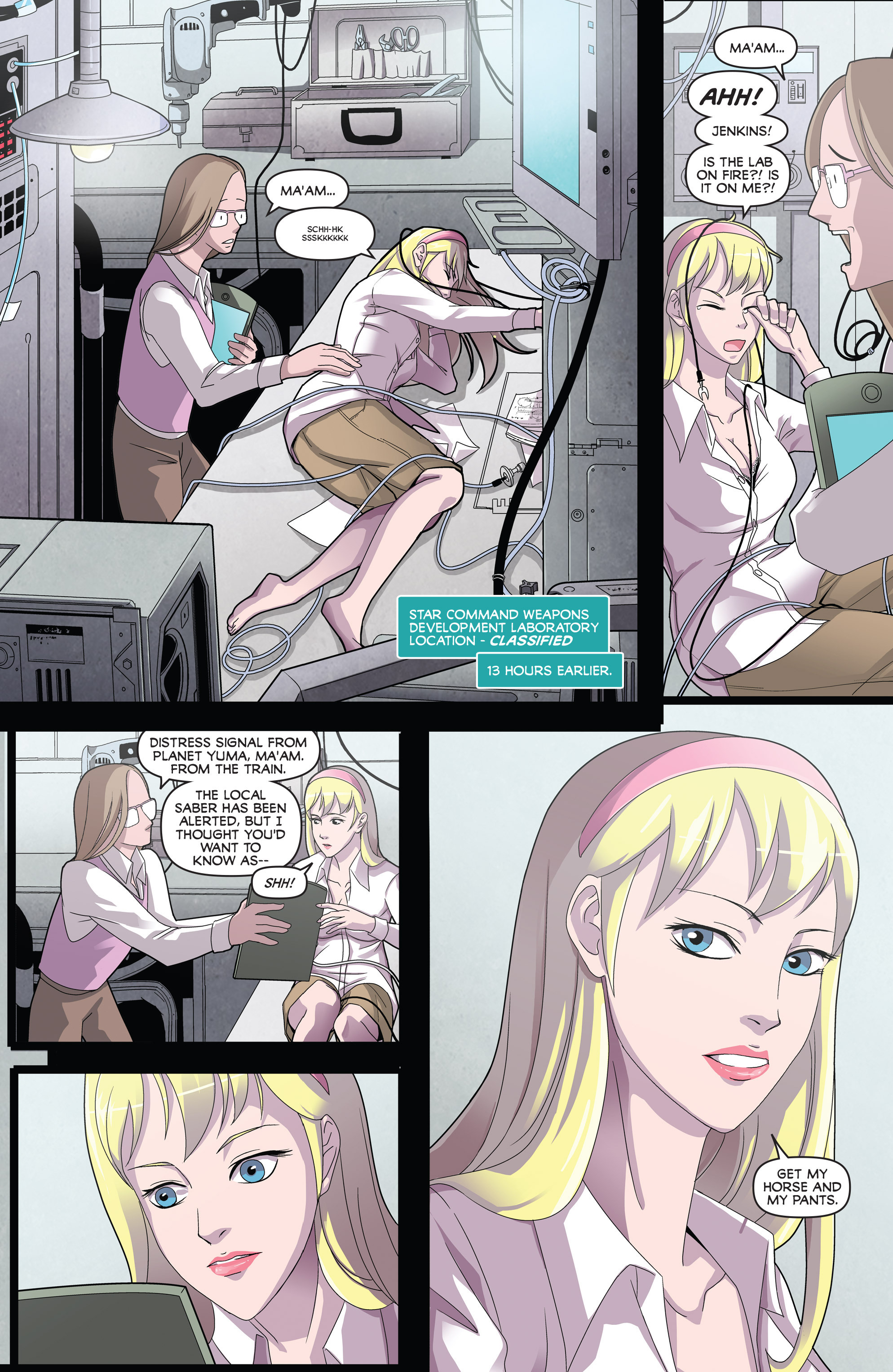 Read online Saber Rider and the Star Sheriffs comic -  Issue #1 - 15