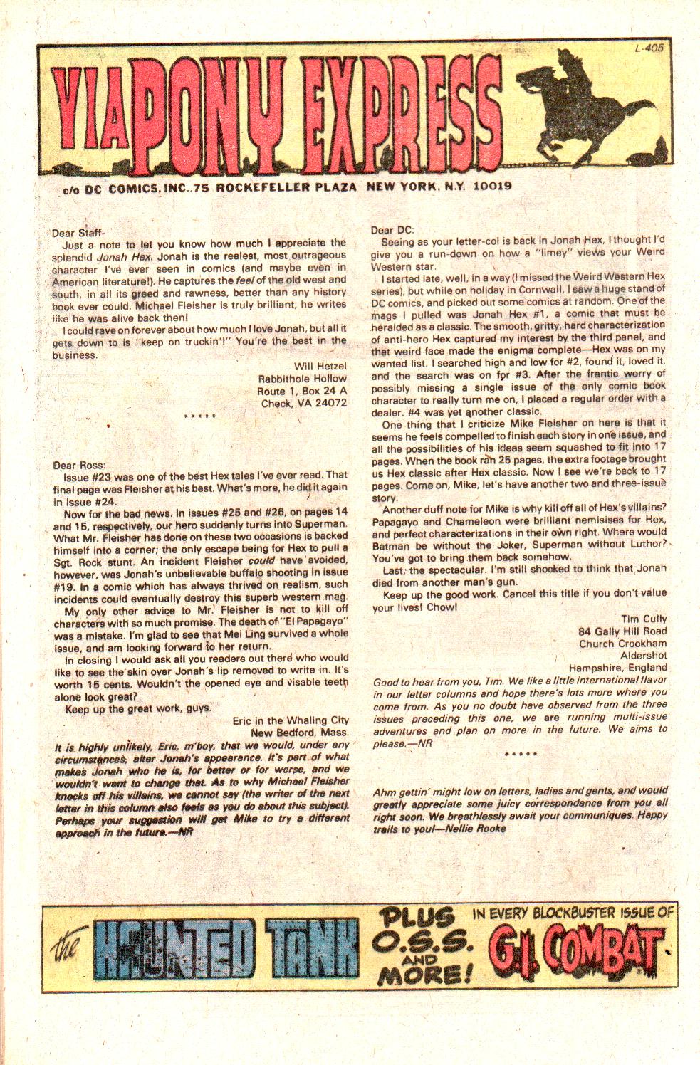 Read online Jonah Hex (1977) comic -  Issue #33 - 32
