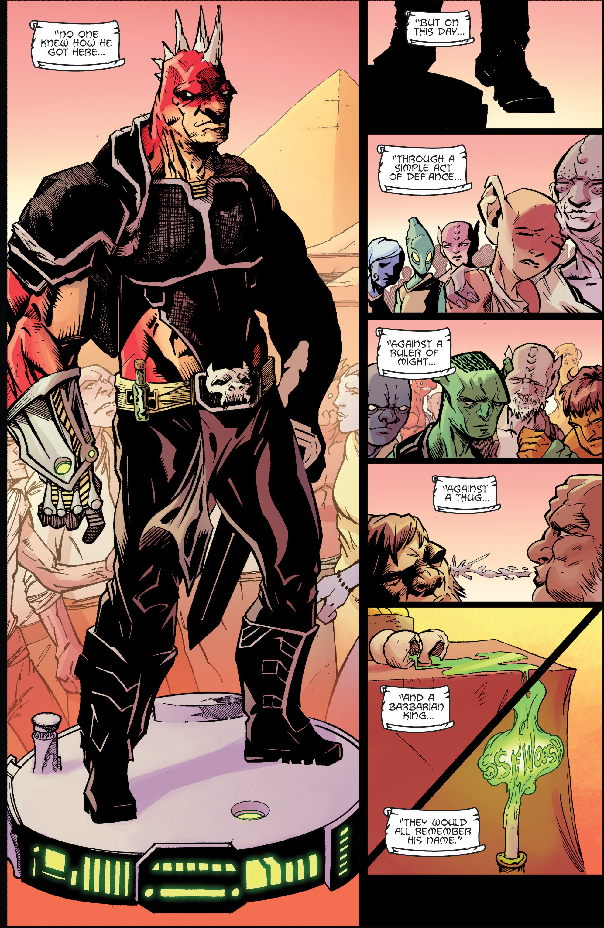 Read online Bigfoot: Sword of the Earthman (2015) comic -  Issue #5 - 16