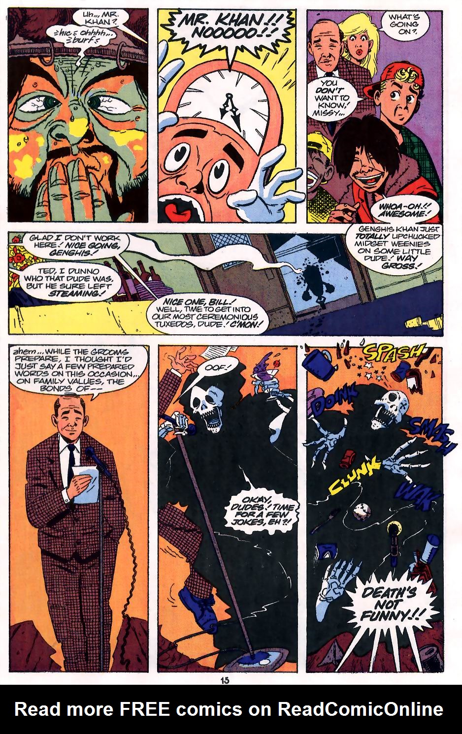 Read online Bill & Ted's Excellent Comic Book comic -  Issue #1 - 12