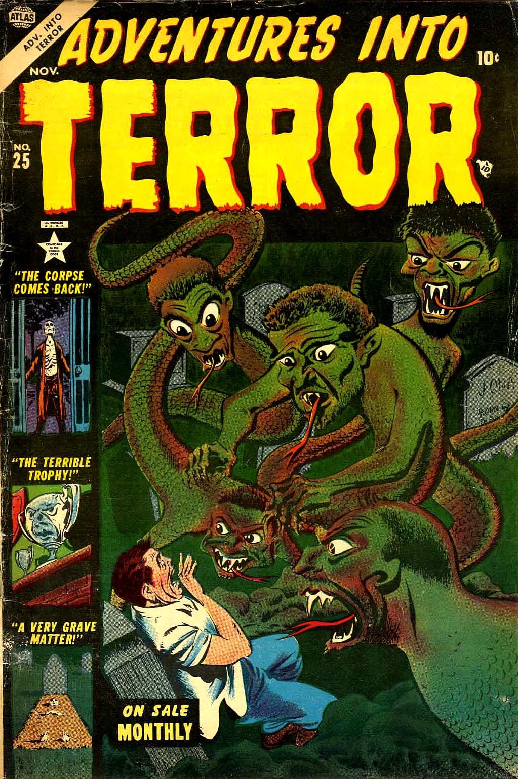 Read online Adventures into Terror comic -  Issue #25 - 1